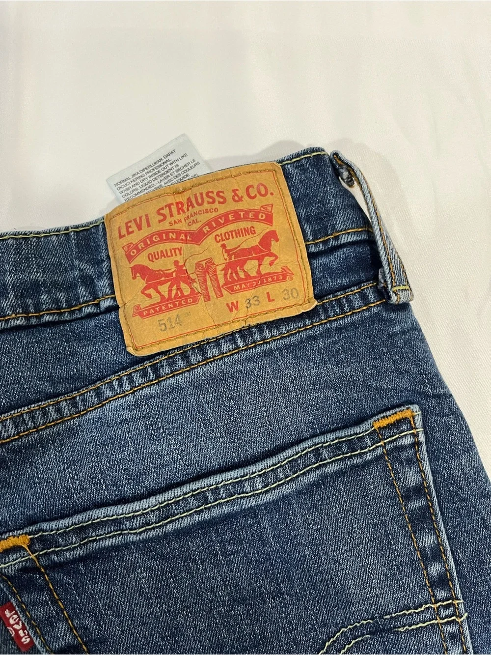 Levi's Men's Dark Blue Straight Jeans